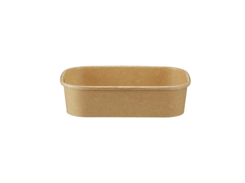 Salatschüssel 500 Ml, 172 X 120 X 41 Mm, Kraft, Braun, Mikrowellengeeignet, Ve À 50 Stk., Lebensmittelecht