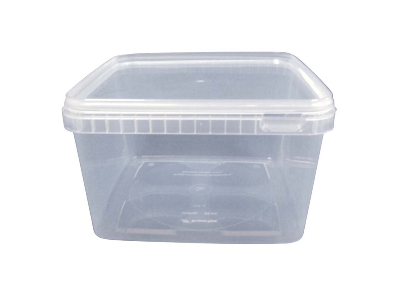 Condibøtte, Without lid 3000 ml,195x195x112mm PP, transparent, pakke a 60 stk