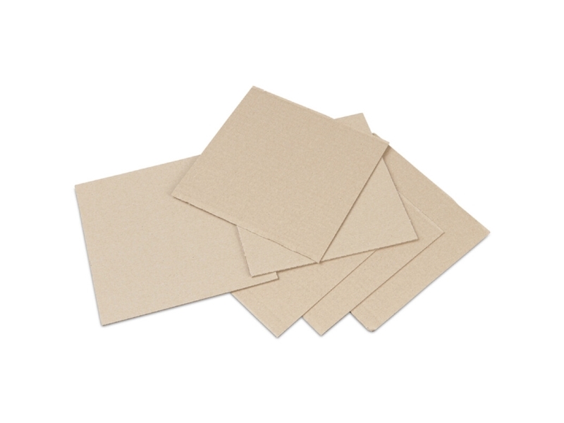 Wellpappbogen 998 X 1398 Mm 1-Lag E-Welle 2.000 Mm Fefco 0110 Weiß/Braun Palette A 700 Stk