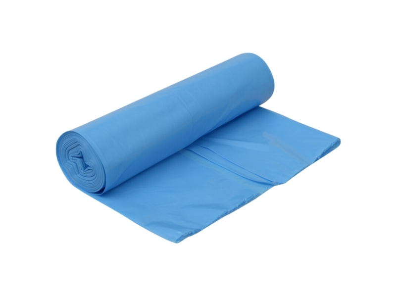 Affaldssække Plastik Blå 550X1030mm Luksus 10Stk/Rul - (10 Stk.)