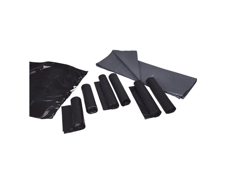 Affaldssække, 70 µm, 880 x 1100 mm LD-PE, grå, 150 l, karton a 100 - (100 stk.)