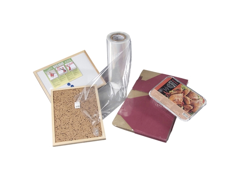 Fein-Schrumpffolie Rolle 19 Μm 400 Mm X 1075,00 M Ausgelegte Breite 800 Mm Kern 76 Mm Poly