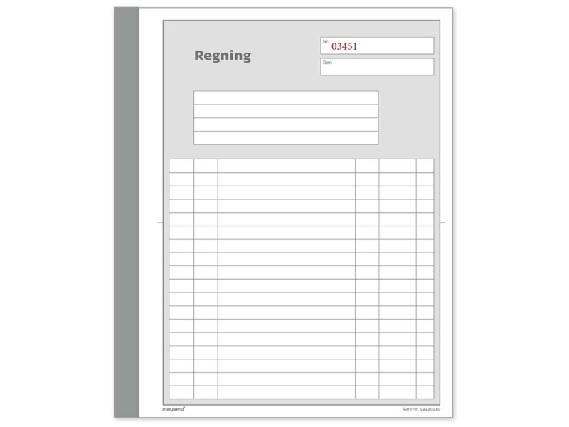 Mayland 92220210, Monokromatiskt, Vit, 100 ark, Vuxen | Papper & Emballage - Block & Post-It - Block | GameStuff