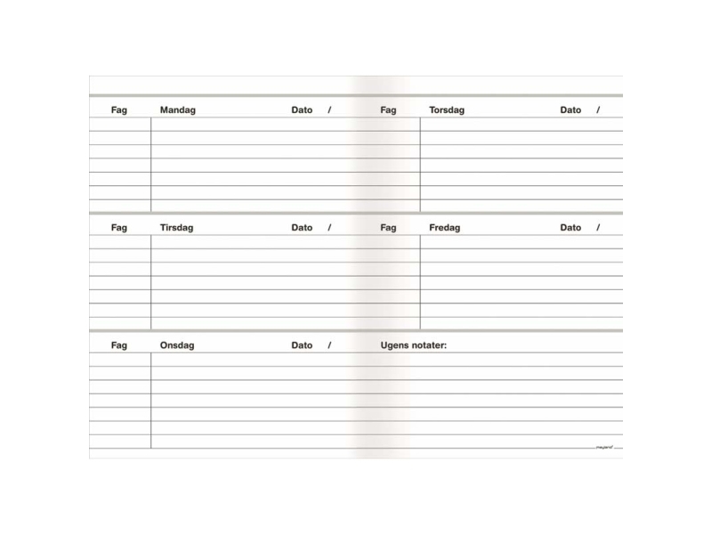 Kalender, Mayland, Schachtel Mit 10 Stück,