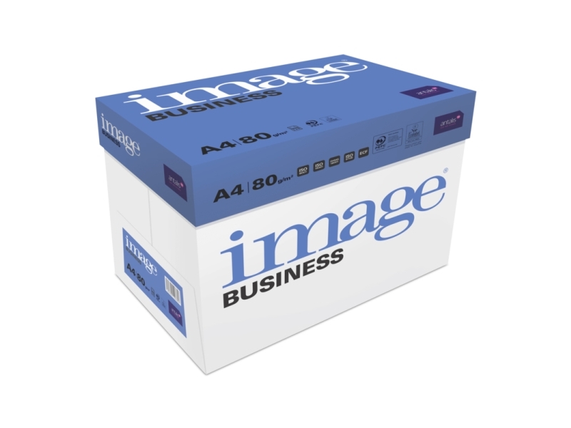 Image, Business, Weiß Papier Für Kopierer, Holzfrei Ecf 80G/M2, 210Mm X 297Mm, A4, Schmalbahn Packung Mit