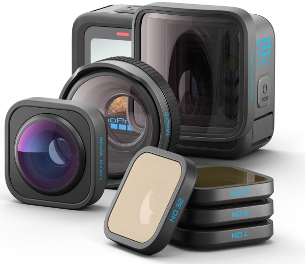 GoPro HERO13 Black + Lens Collection | Foto och video - Videokamera - Videokamera för action | GameStuff