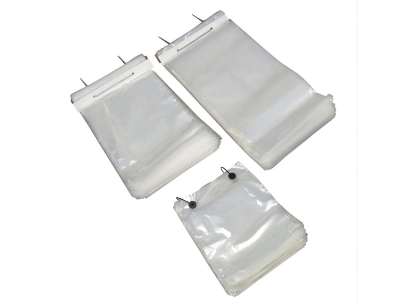 Plastikpose, 30 μm, 205 x 250 mm, LD-PE klar, karton a 1000 stk, Perforated Fødevaregodkendt