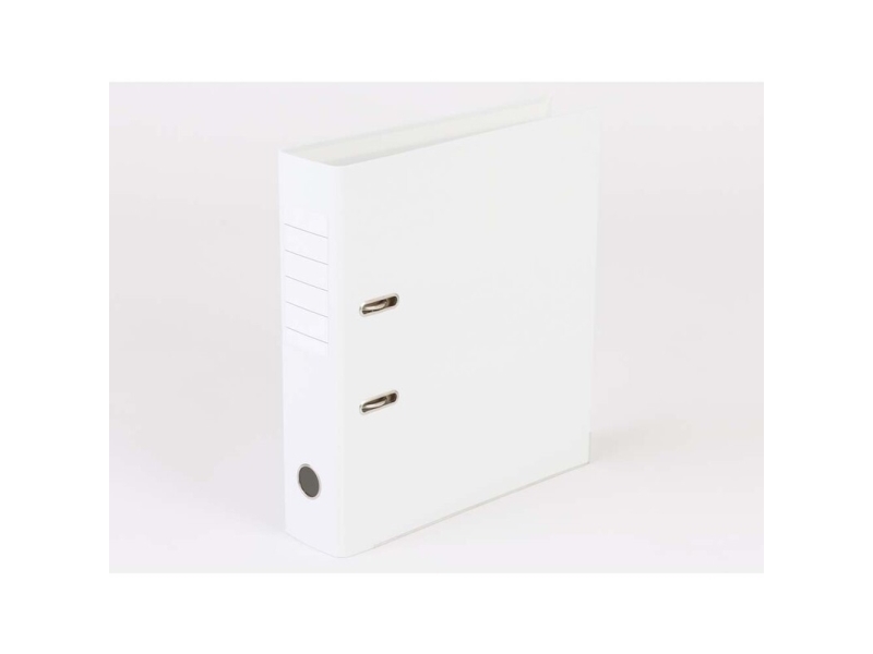 Brevordner, Q-Line hvid, Metalskinne, 75mm, 210x297mm antal ringe: 2 - (10 stk.)