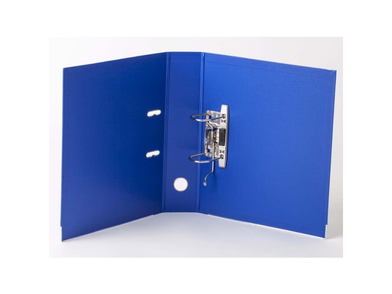 Brevordner Q-Line blå A4 metalskinne 75mm ryg - (10 stk.) | Arkivering - Letter orders - PP letter order | GameStuff