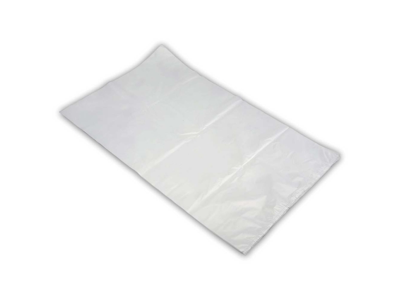 Plastikpose, 60 μm, 600 x 1000 mm, LD-PE transparent, karton a 100 Fødevaregodkendt - (100 stk.)