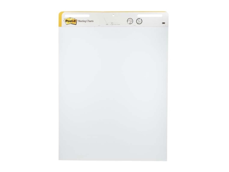 Post-It Flipover Blok 559 Super Sticky Blank 635X762mm 30 Ark/Blk - (2 Stk.)