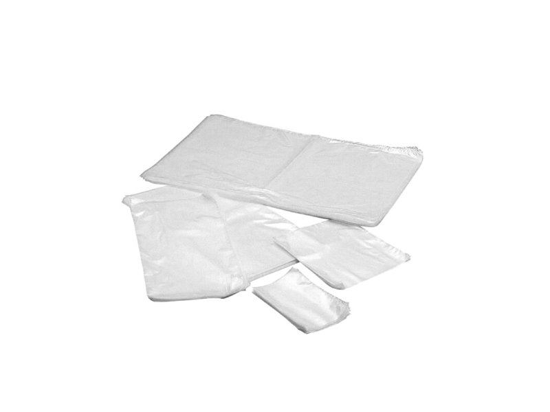 Plastikpose, 50 Μm, 150 X 150 Mm, Ld-Pe Transparent, Karton A 1000 Stk Fødevaregodkendt