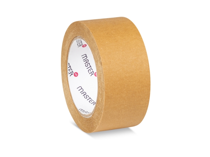 Pakketape, Master'in Performance, 48 mm x 50.00 m, 95 μm, kernediameter: 76 mm Rulle, træfibre, Solv - (36 stk.)