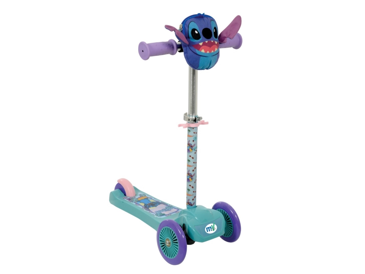 Stitch Mini Go! lutningsbar scooter med Stitch Squishle | Utomhusleksaker - Gå / Löpande fordon - Löphjul | GameStuff