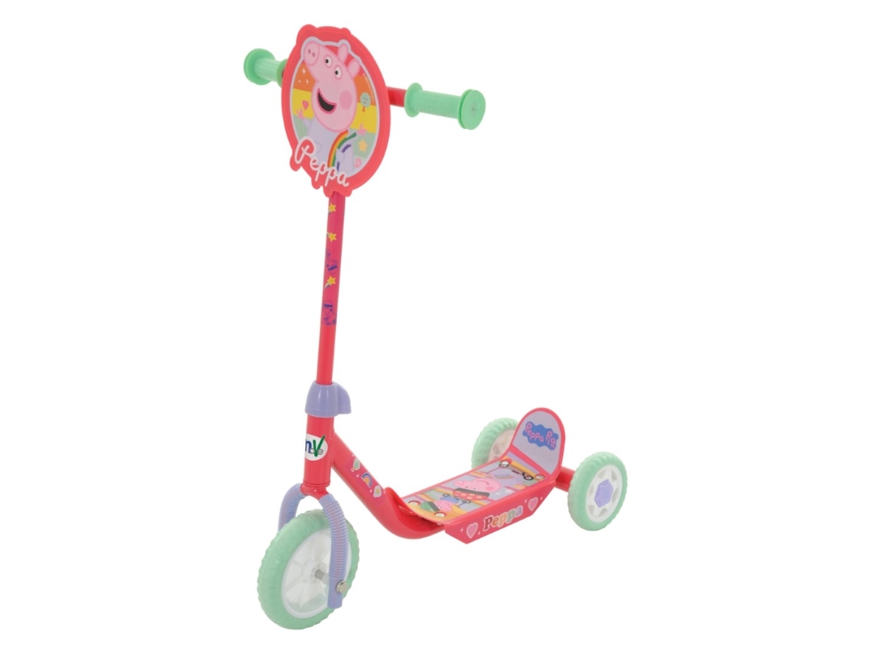 Gurli Gris Deluxe trehjulig sparkcykel | Utomhusleksaker - Gå / Löpande fordon - Löphjul | GameStuff