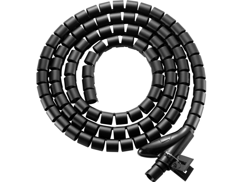 Speaka Professional Sp-13402968 Kabelbündelungsschlauch Polyurethan (Pe) Schwarz Flexibel (Ø X L) 20 Mm X 1000 Mm 1 Stück