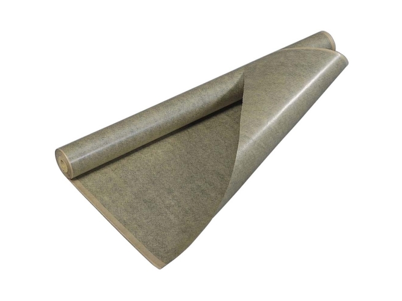 Asphalt-Kraftpapier, 150 G/M2, 1000 Mm X 100,00 M, Kerndurchmesser 50 Mm, Braunes Kraftpapier, Rollengewicht 12,00