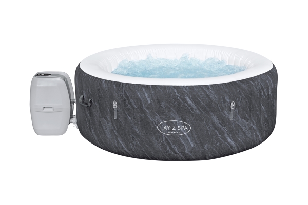 Bestway Lay-Z-Spa 60175, 669 l, 4 personer, Rund, Bubbel-/jetstrålemassage, Grå, Vit, 40 ° C | Trädgården - Pools & Vatten spel - Uppblåsbara spa bad | GameStuff