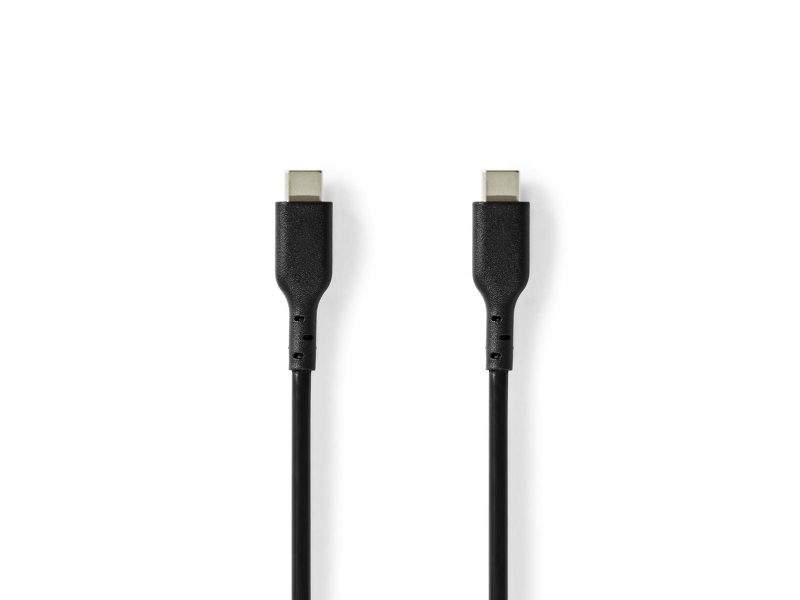Nedis Ccgl60710bk20, 2 M, Usb C, Usb C, Usb 2.0, 0,48 Gbit/Sek., Sort