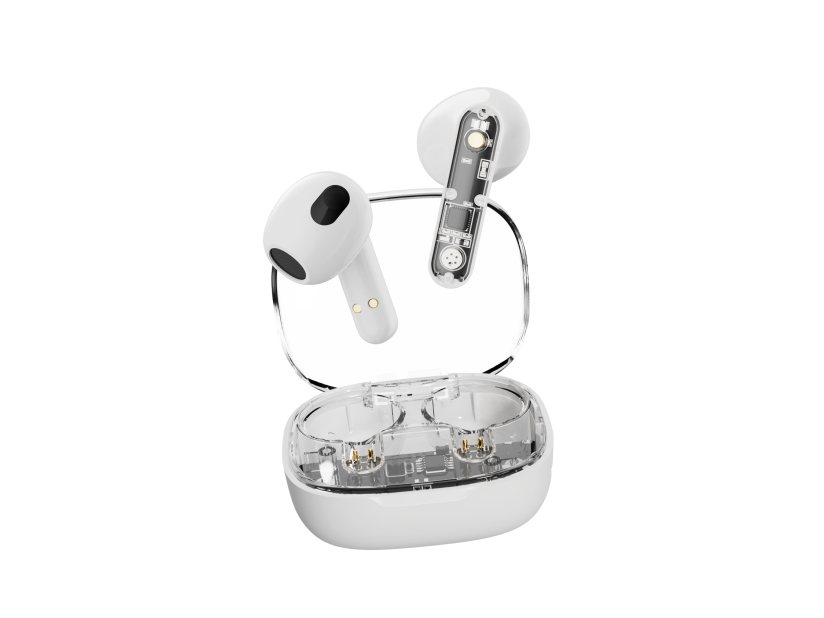 In-Ear-Hovedtelefoner Streetz, Gennemsigtige, Hvide / T150-Wht/ 6612031