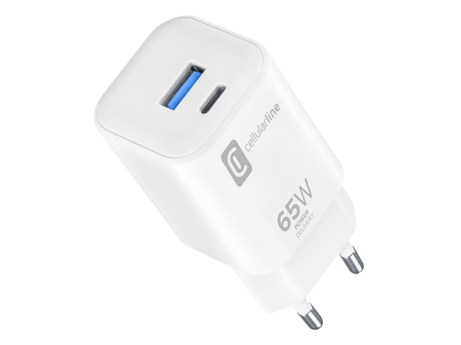 Cellularline Dual Charger, Drinnen, Ac, Weiß