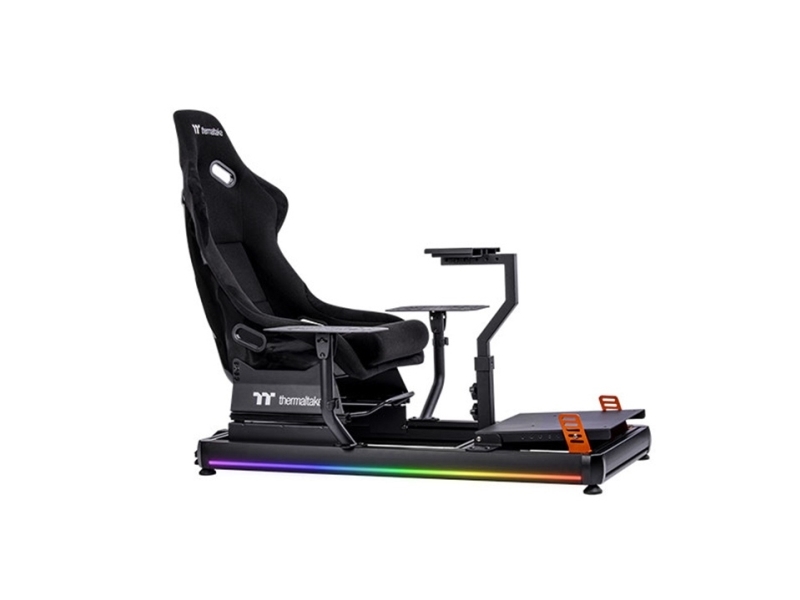 Thermaltake GSC-F50-CPASBB-01, Cockpit för flygsimulator, Svart, Gjuten aluminium, 120 kg, 12°, 600 mm | Spel - Gamingdatorer - Gamingdatorer tillbehör | GameStuff