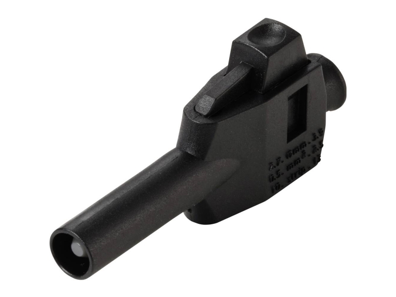 VOLTCRAFT MP-4 Fjäderkontakt Stickpropp, rak Stiftdiameter: 4 mm Svart 50 st Låda | EL Artiklar - Verktyg för EL - Laboratoriemätningsutrustning | GameStuff