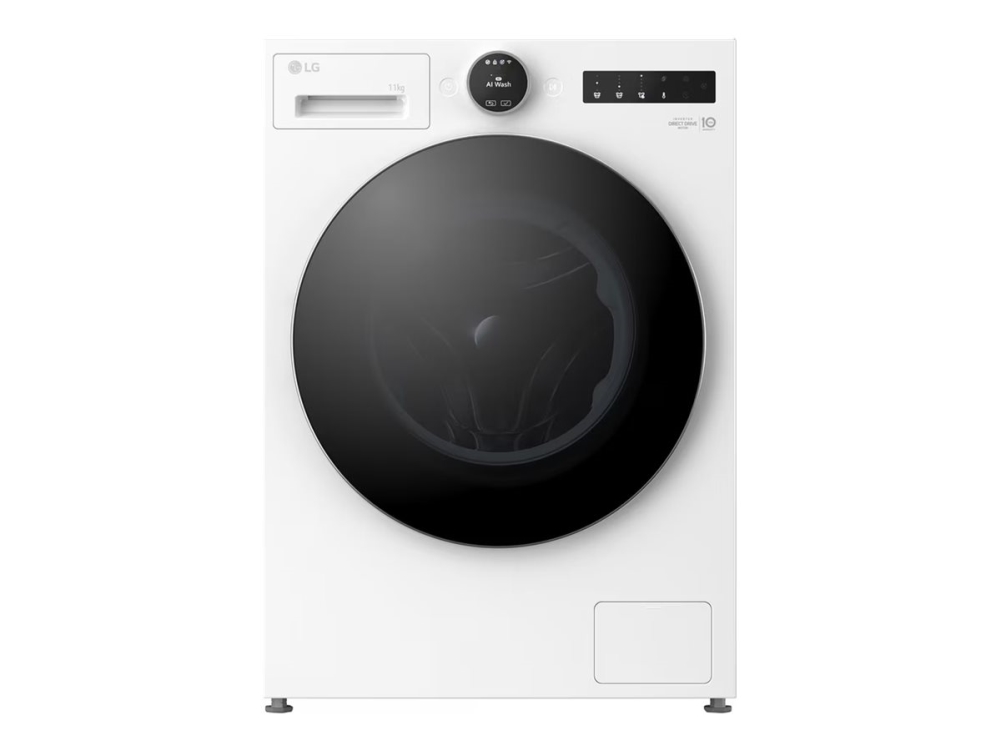 LG F4X7011TWS - Vaskemaskine - Wi-Fi - bredde: 60 cm - dybde: 62 cm - højde: 85 cm - frontbetjening - 11 kg - 1400 rpm - essens hvid
