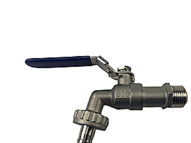 Aftapventil 1/2 316 rustfri - stål med kontraventil | VVS Artiklar - Ventiler - Tappventiler | GameStuff