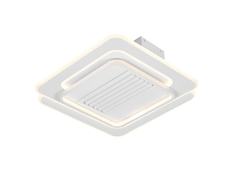 Ronic Zyle Loftventilator Ceiling Fan Grill Square 55W Cct White