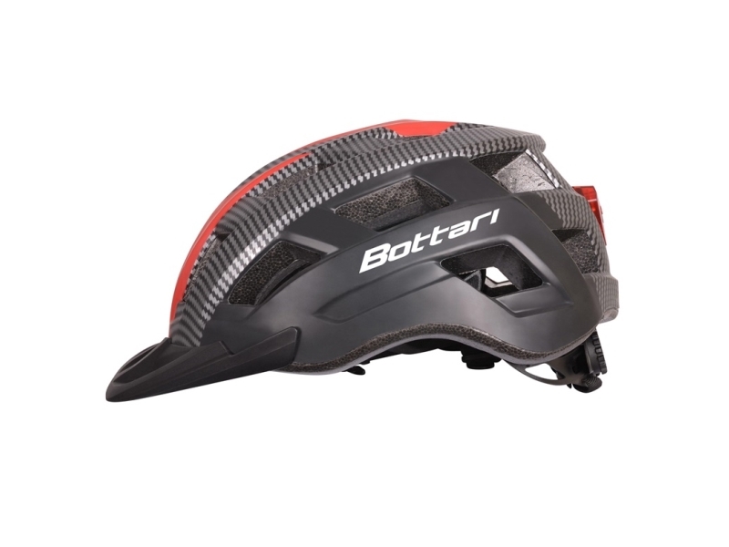 Cycling Helmet Bottari 94001Rb, Black/Red, S/M