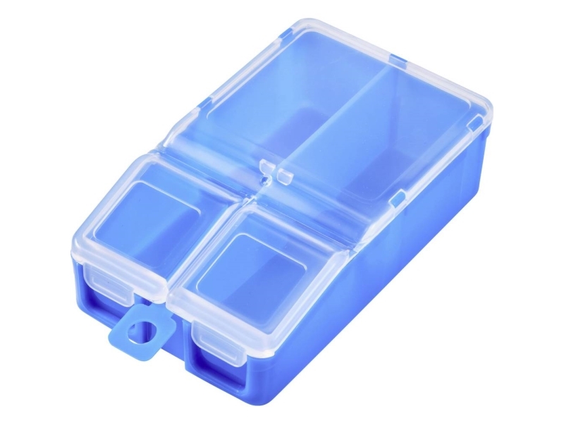 TRU COMPONENTS TC-ERB-9055 Sortimentskasse (L x B x H) 113 x 60 x 30 mm Antal fag: 2 Variabel underopdeling Indhold 1 stk