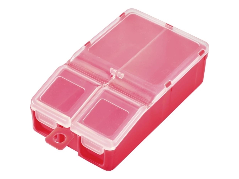 TRU COMPONENTS TC-ERB-9056 Sortimentskasse (L x B x H) 113 x 60 x 30 mm Antal fag: 2 Variabel underopdeling Indhold 1 stk