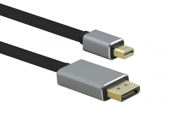 Helos 288474, 3 M, Mini Displayport, Displayport, Hanstik, Hanstik, Lige