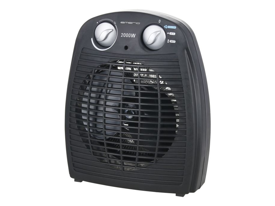 Emerio Heizlüfter 2000 Watt 2 Heizstufen, Thermostat, 20qm2