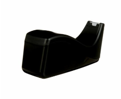 3M Scotch bordsdispenser C60, utfällbar, grå-svart böjd design, viktad och stabil (C60-BK) | Kontorsmaterial - Tejp & dispensrar - Tejp dispensrar | GameStuff