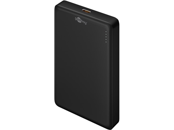 Goobay Magnetische Wireless Powerbank 10.000 Mah - Haftet Magnetisch An Der Handyrückseite (70183)