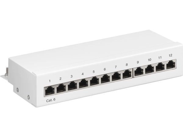 Goobay 62070, Rj45, Cat6, S/Utp (Stp), 22/26, Hvid, 1U