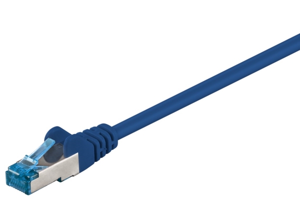 Logon Professional Goobay Cat 6A S/Ftp Lan-Patchkabel, Blå, 30 M