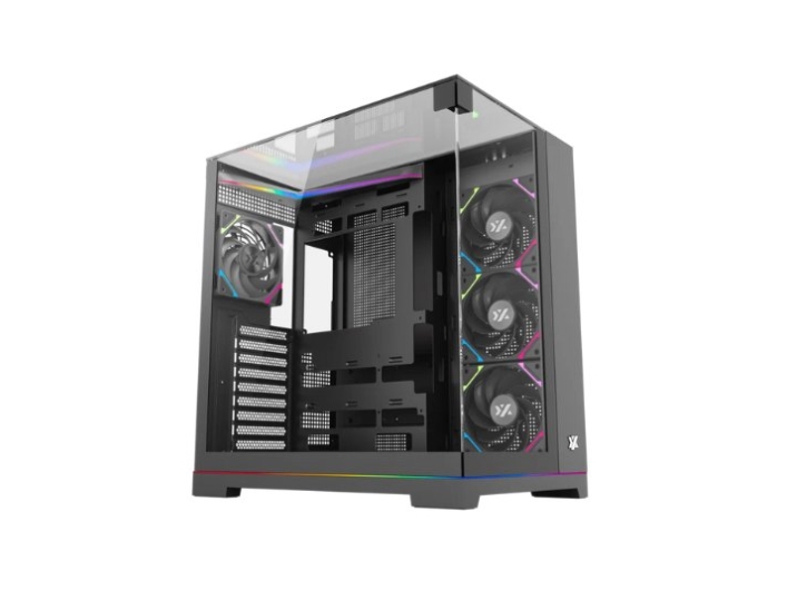 Torre Atx Xyz Tesseract A-Rgb Schwarz