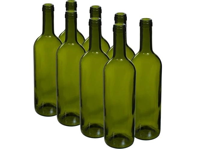 Bottle Browin 631471, 0.75 L, Green, 8 Pcs