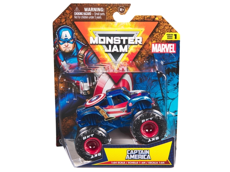 Monster Jam 6069960, Monster Lasbil, 3 År, Metal, Plast, Flerfarvet