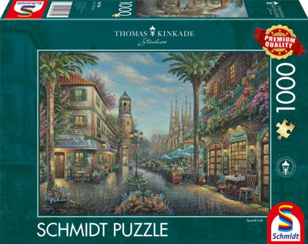 Schmidt Spiele Puzzle Pq 1000 Thomas Kinkade Spansk Gade