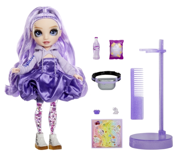 Rainbow High Sparkle & Shine Fashion Dolls- Viola (Purple), Mode dukke, Pige, 4 År, Dreng/Pige, 280 mm, Flerfarvet