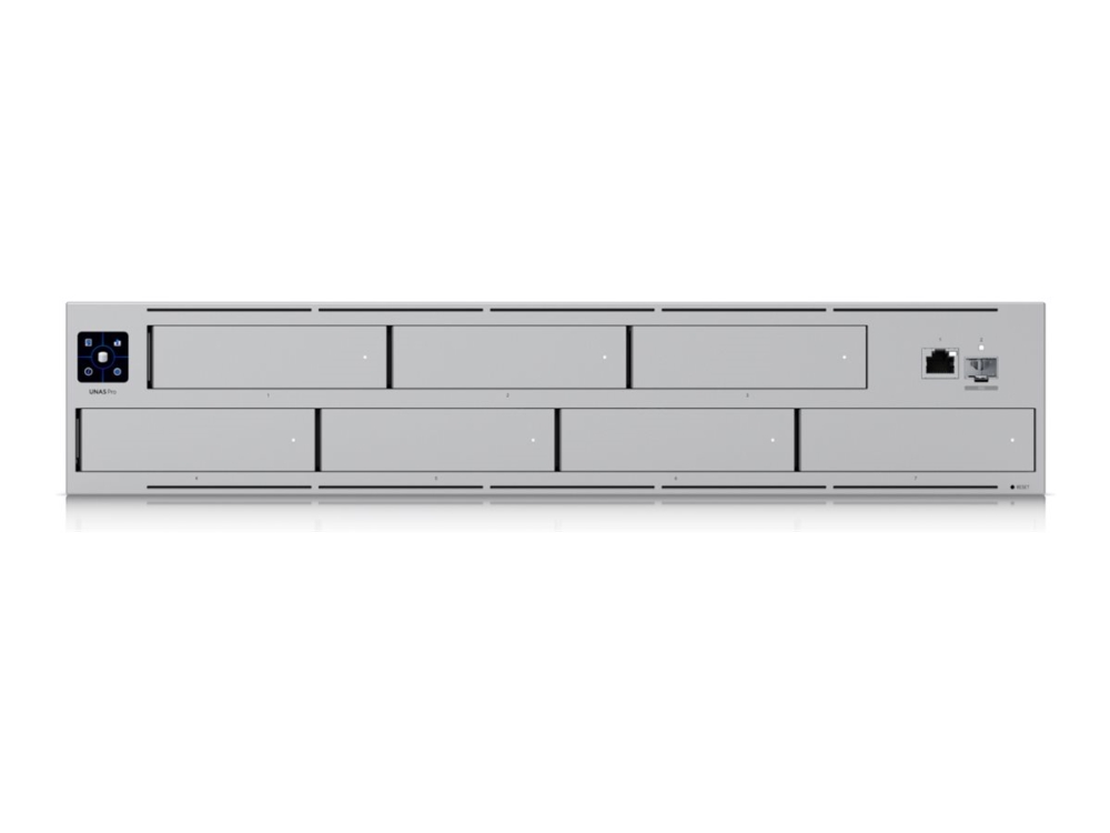 Ubiquiti Unas-Pro | Nas-Server | 2U, 7X Hdd, 1X Sfp+, 1X Gbe Rj45
