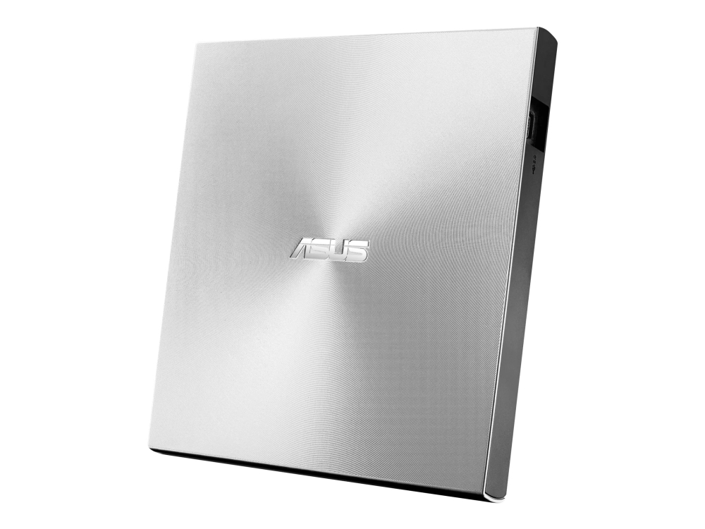 ASUS ZenDrive U8M SDRW-08U8M-U - Disk drev - DVD±RW (±R DL) - 8x/8x - USB-C - ekstern - sølv