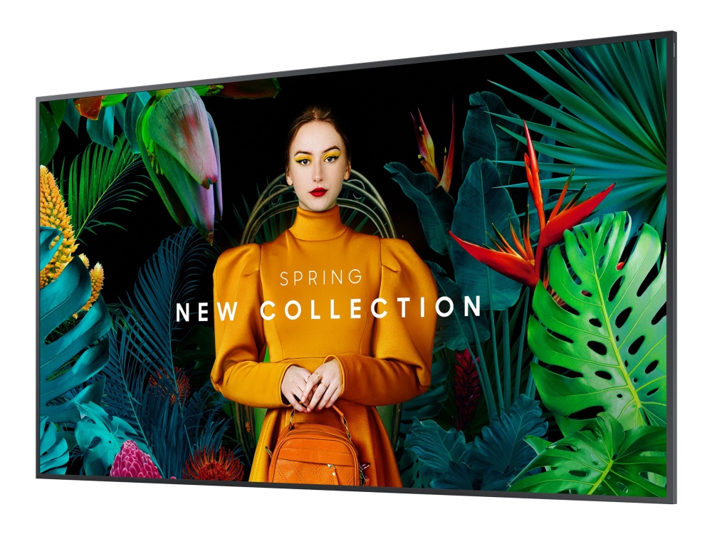 Samsung Qh55c - 55" Diagonal Klasse (54.6" Til At Se) - Qhc Series Led-Bagbelyst Lcd Paneldisplay - Crystal Uhd - Digital Skiltning - Tizen Os - 4K U