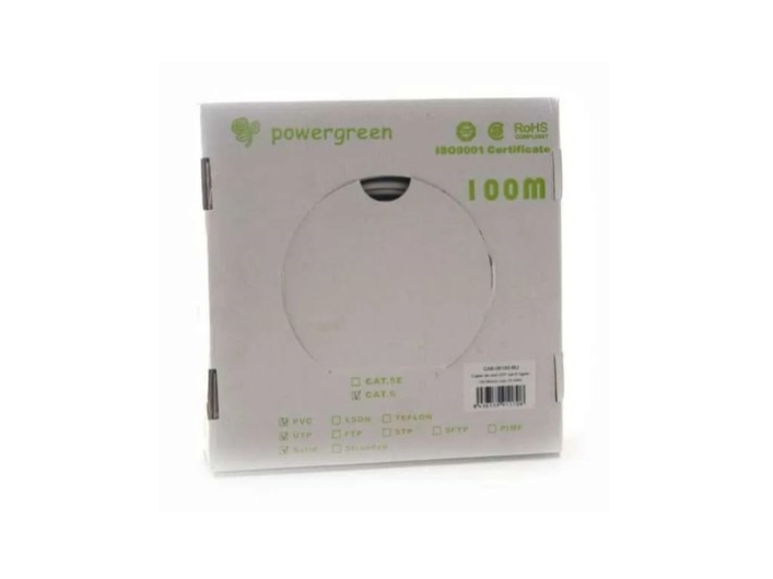 Pepegreen Cat6 Cable Reel 100M Rigid