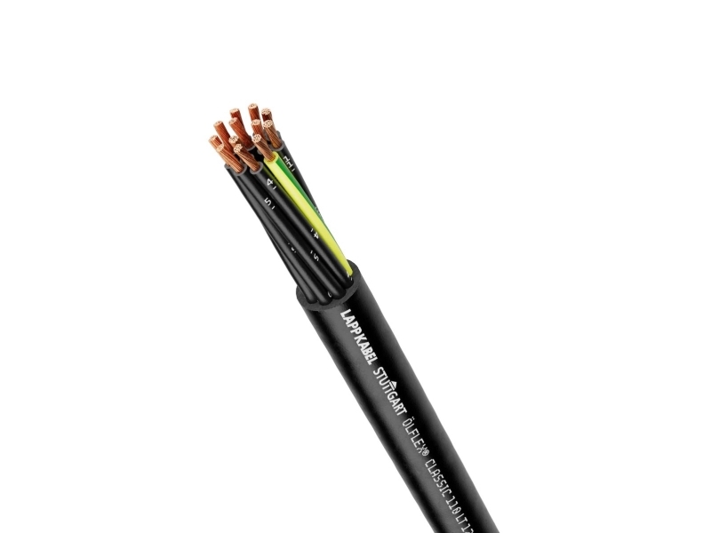 Lapp 1120730, 500 M, Sort, 14,4 Kg/Km, 45 Kg/Km, 4000 V, 0,688 Mh/Km