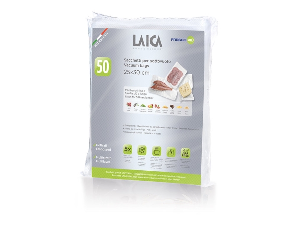 Laica Vt3510, Vakuum Forseglingspose, 50 Stk, Vacuum Machines, 250 Mm, 300 Mm